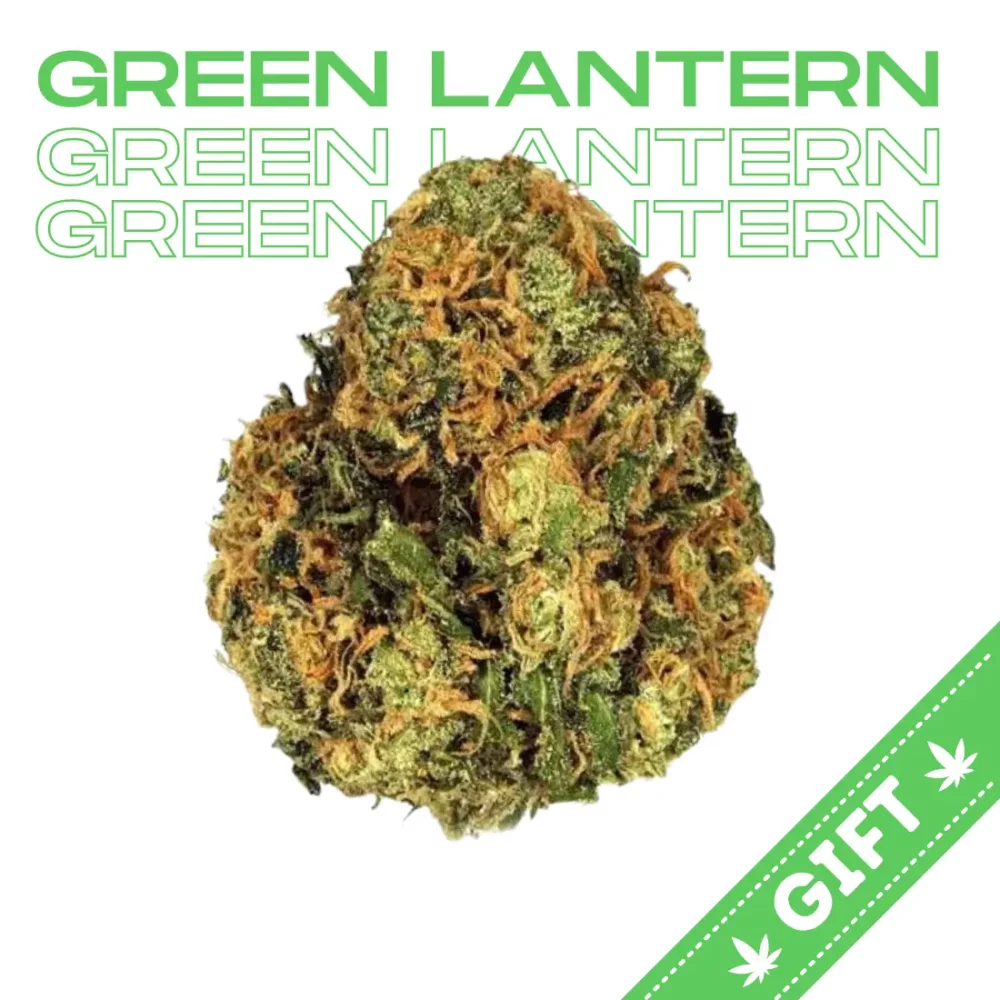 Giving Tree gifts Green Lantern, an indica hybrid strain with a peppery nose and gassy finish