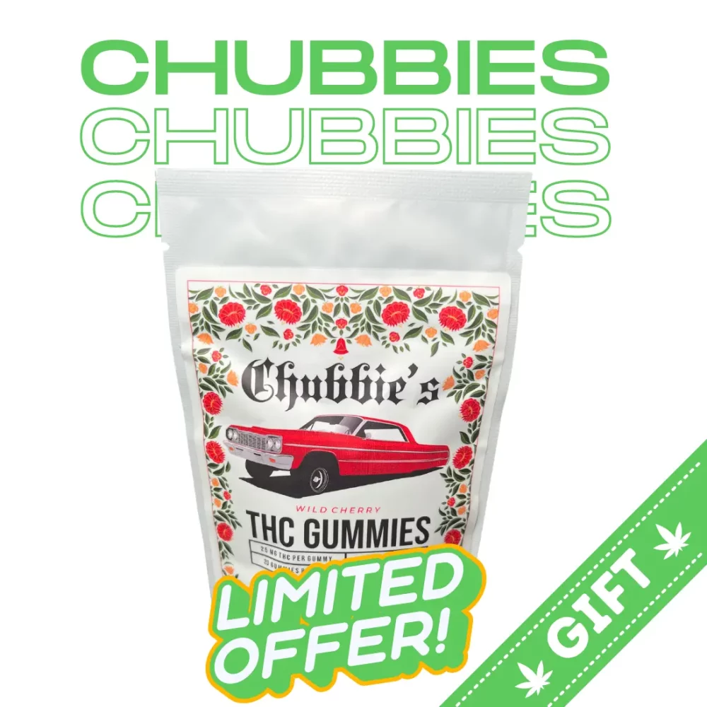 Giving Tree gifts Chubbies (gummies) energizing and amazing taste with Potent effects -25 MG THC Per Gummy - discover now at Giving Tree DC